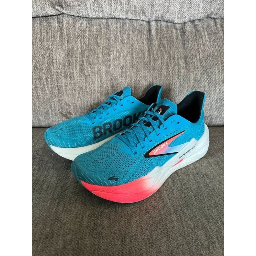 Brooks Hyperion Max 2 Women's Size 8 Running Shoes Crystal Seas Pink Blue